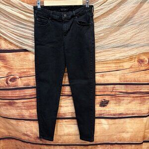 Truth & Theory Womens Black Stretch Tapered Leg Jeans Cotton Blend Size 12